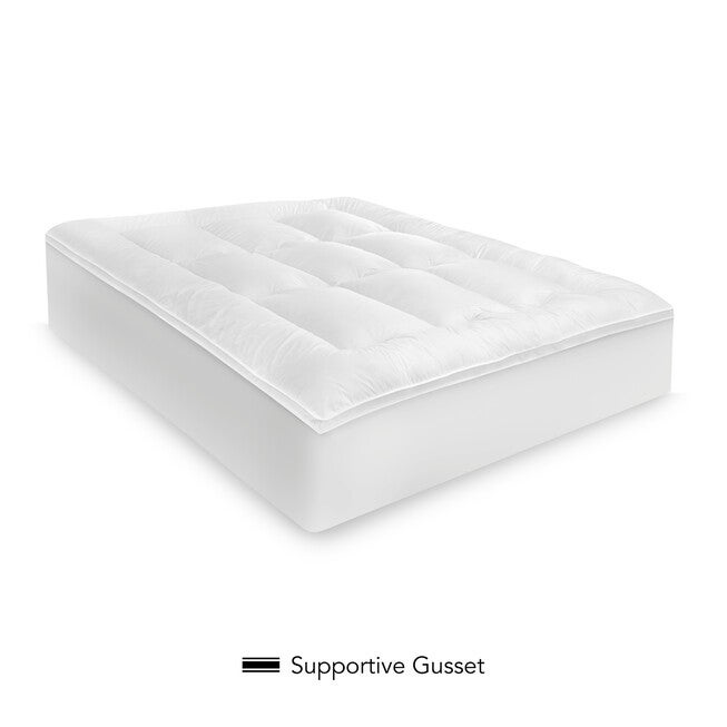 SensorPEDIC MemoryLOFT Classic 2.5-Inch Memory Foam and Fiber Mattress Topper, , alternate image number 2