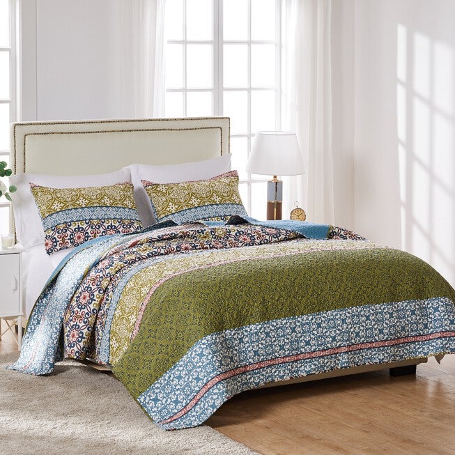 Shangri-La Quilt Set , JADE, hi-res image number 0