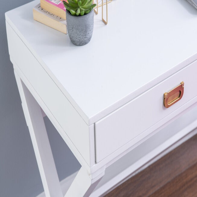 Peggy White Writing Desk, , alternate image number 6