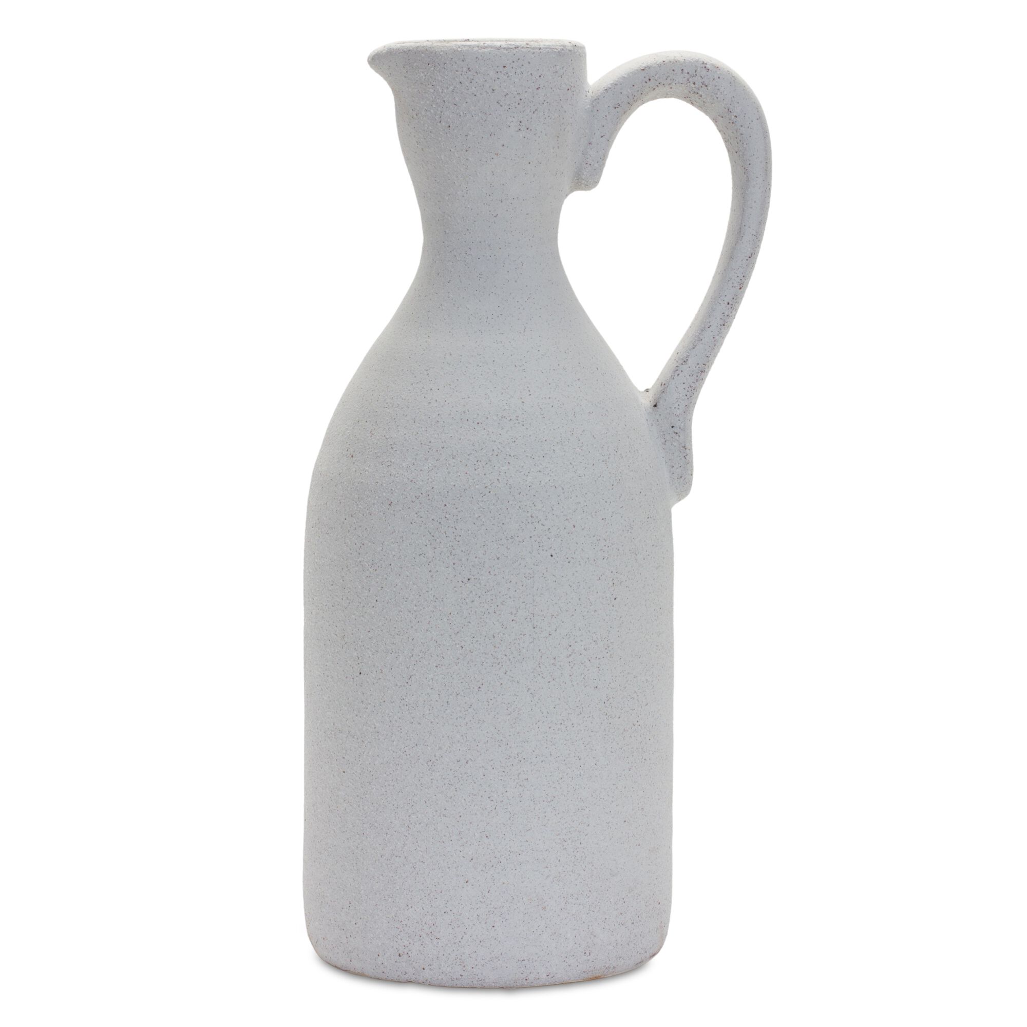 Pitcher 13.5 inchesH Terra Cotta, WHITE, hi-res image number 0