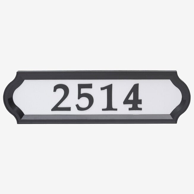 Nite Bright Richfield Home Address Sign, BLACK, hi-res image number null