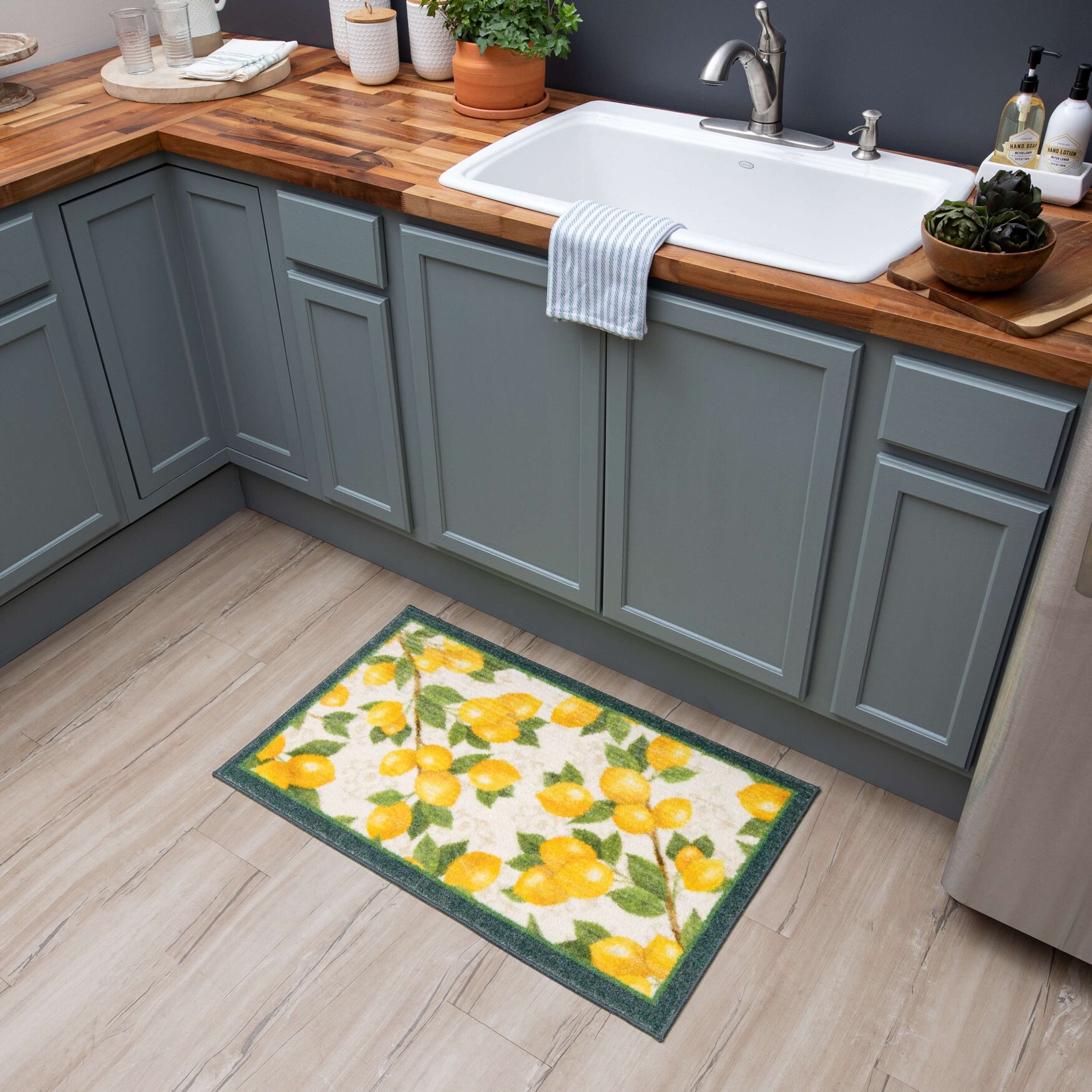 Lemon Grove Kitchen Rug, , alternate image number 7