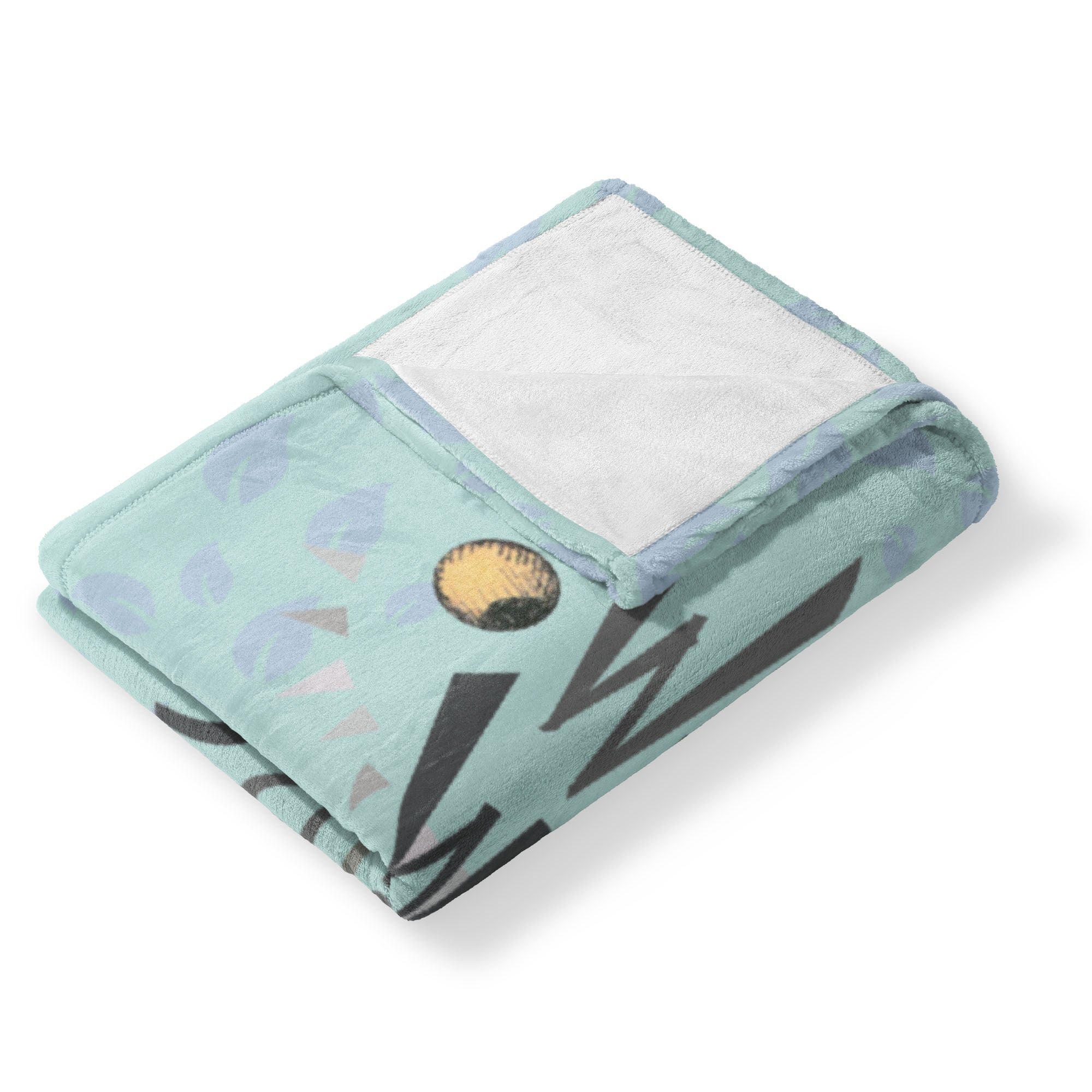 Warner Bros. Where the Wild Things Are In the Leaves Silk Touch Throw Blanket 50x60 Inches, BLUE, alternate image number 3