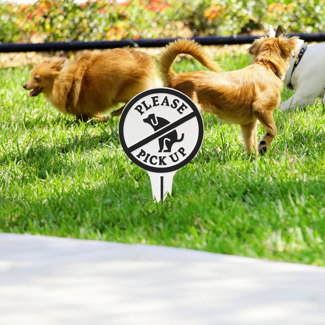 Please Pick Up Dog Courtesy Lawn Stake, , alternate image number null