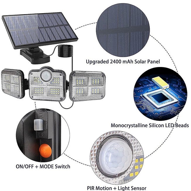 Super Solar Powered Light Trio Solar Light, , on-hover image number null