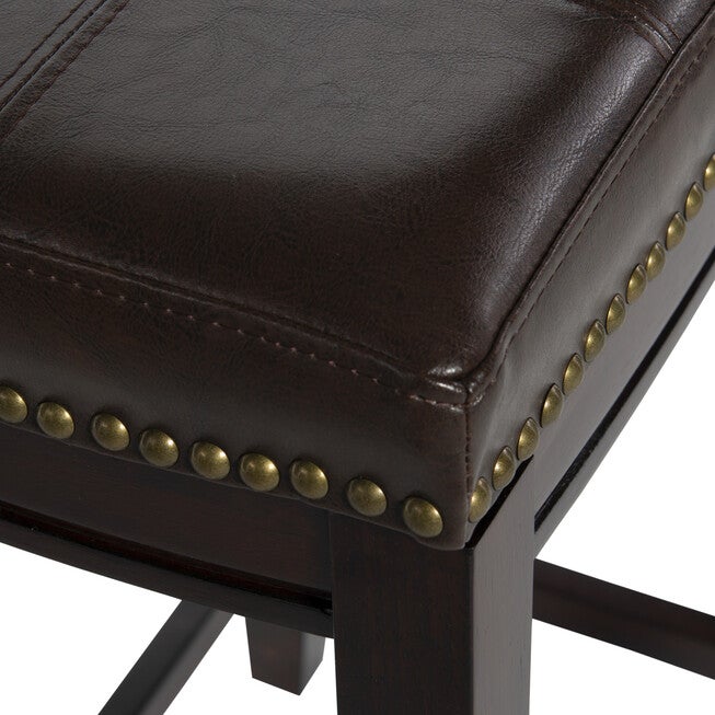 Crowell BROWN COUNTER STOOL, , alternate image number 2
