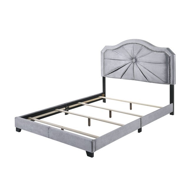 Queen Bed, GRAY, hi-res image number null