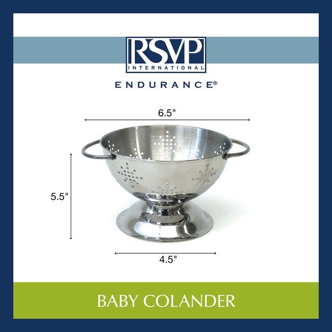 Baby Stainless Steel Colander, , alternate image number null