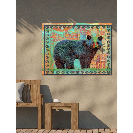 Black Bear Outdoor Wall Art, , on-hover image number null
