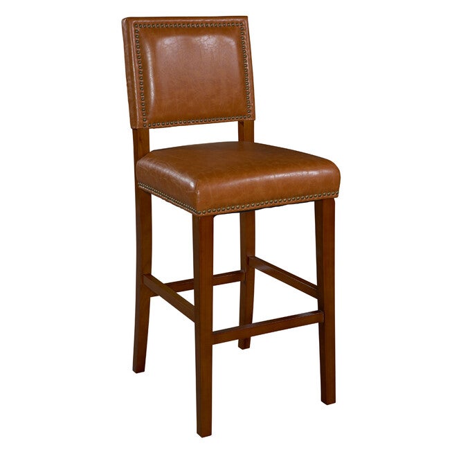 Brook Bar Stool 30 inchesH, BROWN CARAMEL, hi-res image number 0