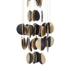 Black And Cream Coconut Shells Coastal Windchime, , alternate image number null