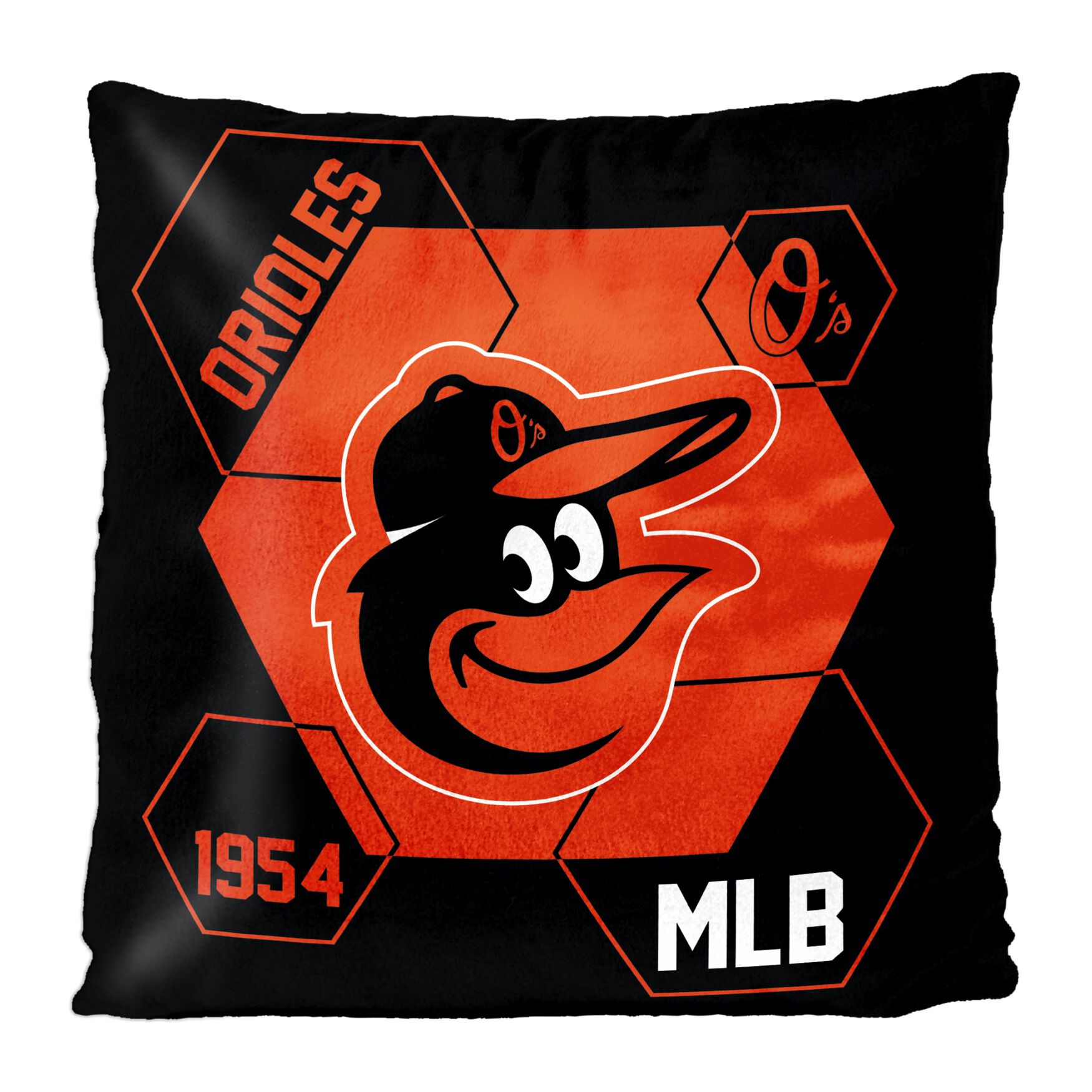 Orioles Velvet Reverse Pillow, MULTI, hi-res image number 0