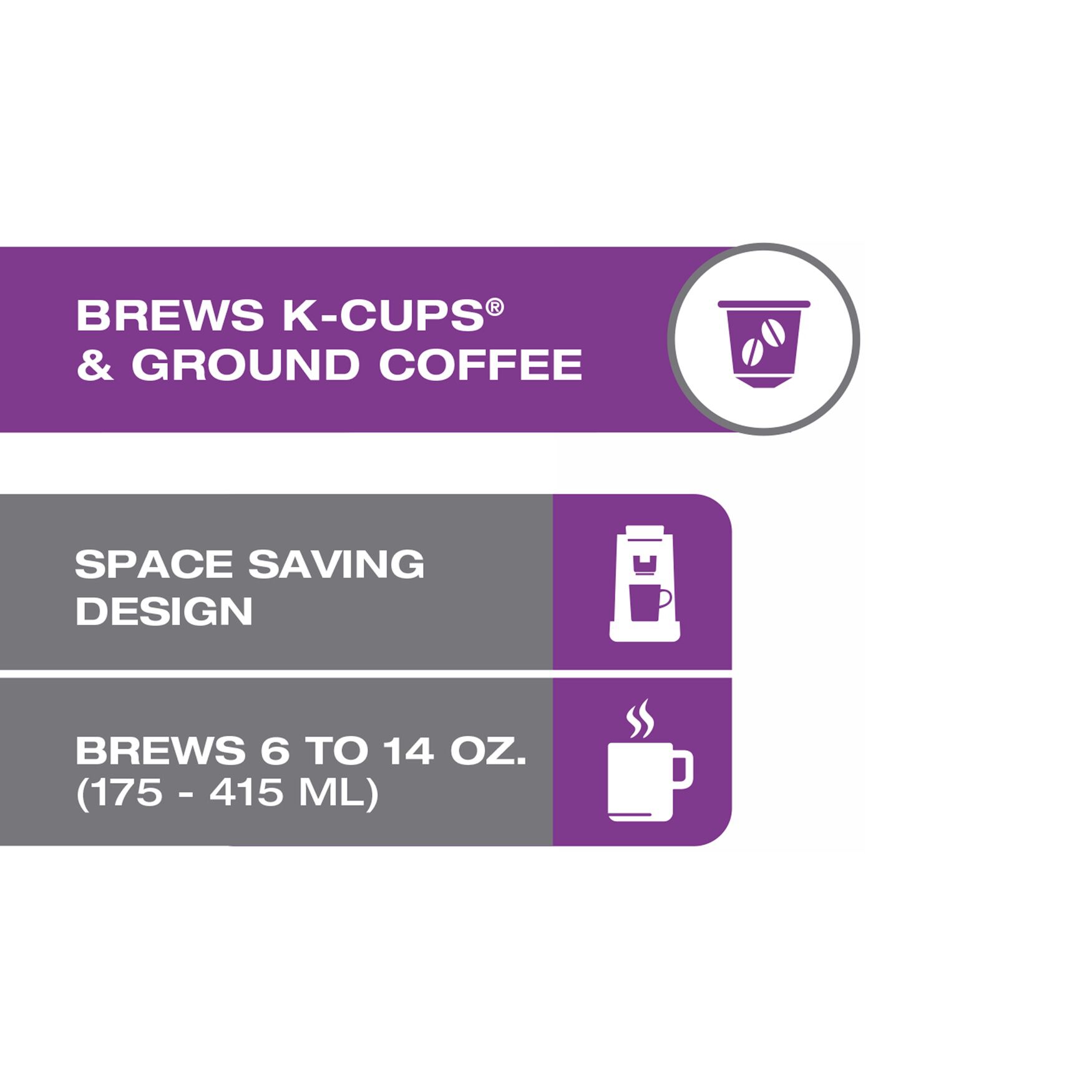 Salton&reg; 2-in-1 Single Serve Coffee Maker, , alternate image number 4