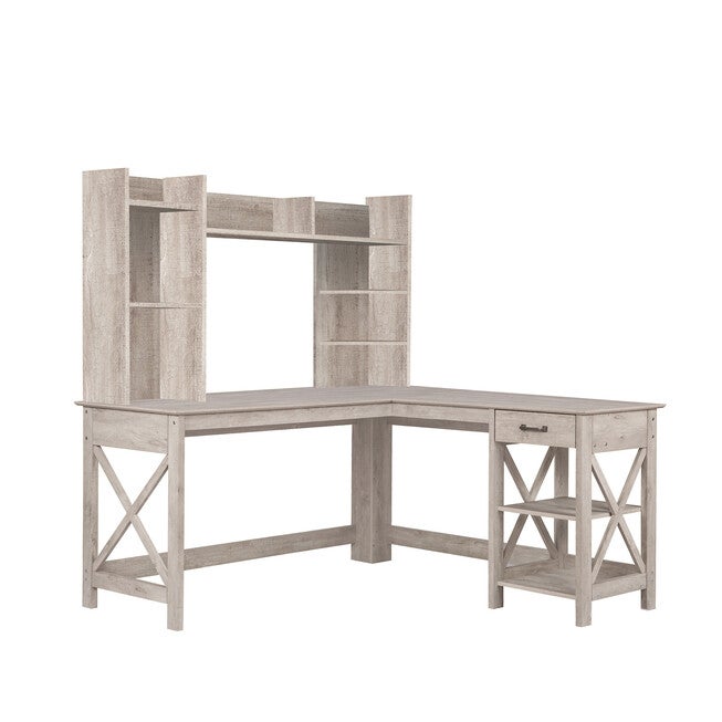 Honduras L-Shape Desk with 1 Drawer and 1 Open Shelf, , alternate image number 3