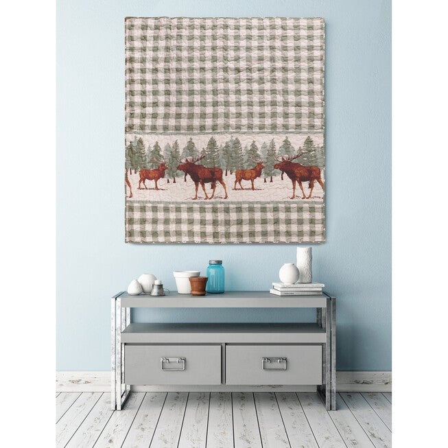 Moose Creek Quilted Throw Blanket, , alternate image number null