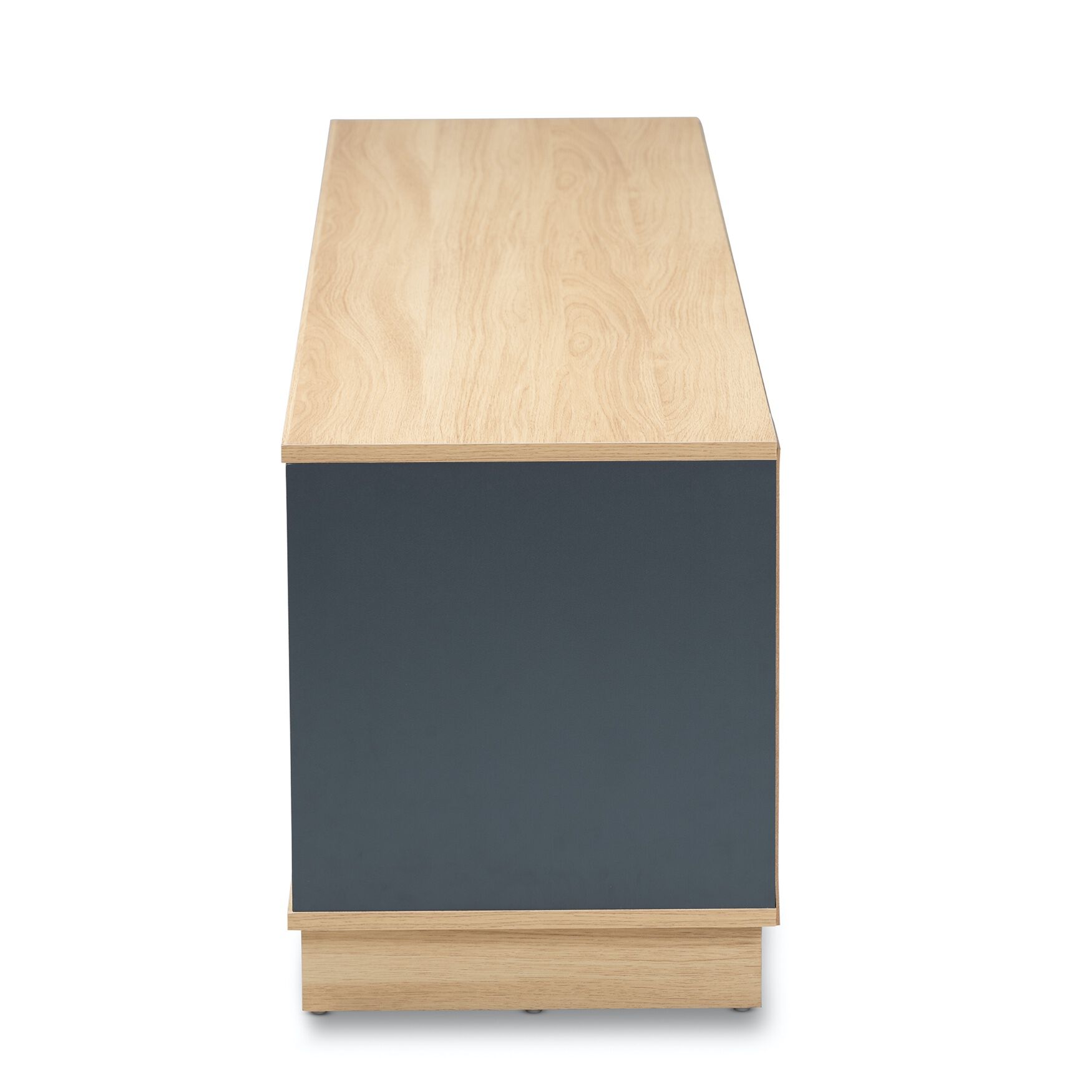 Reed Mid-Century Modern Multicolor 2-Drawer Wood Tv Stand Furniture, , alternate image number 3