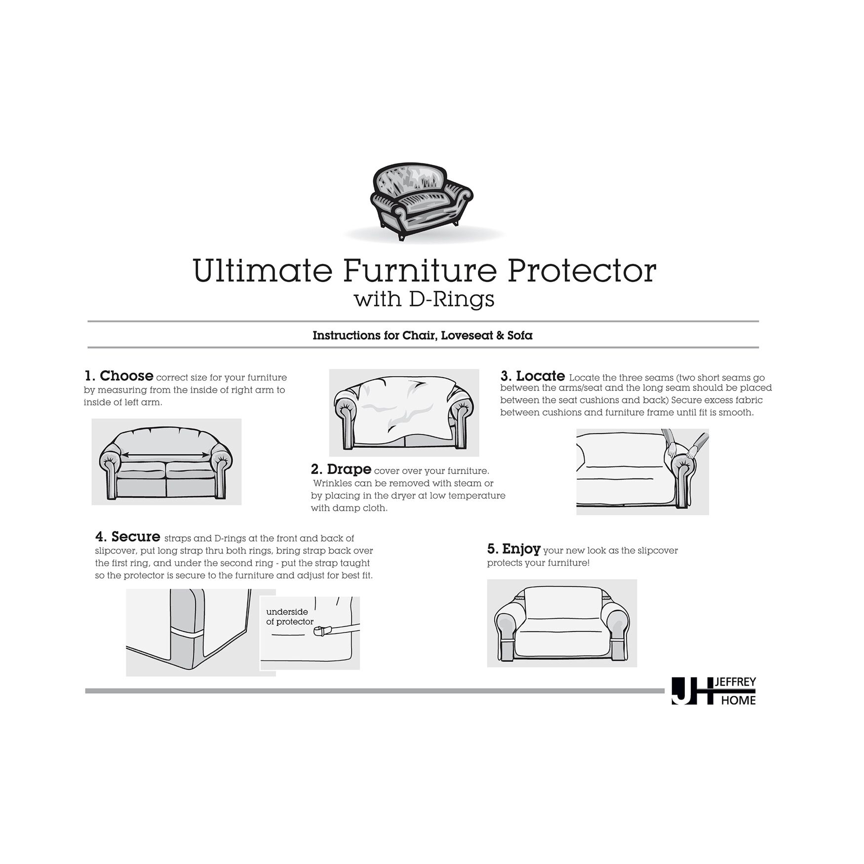 Microfiber Ultimate Chair Furniture Slipcover, , alternate image number 2