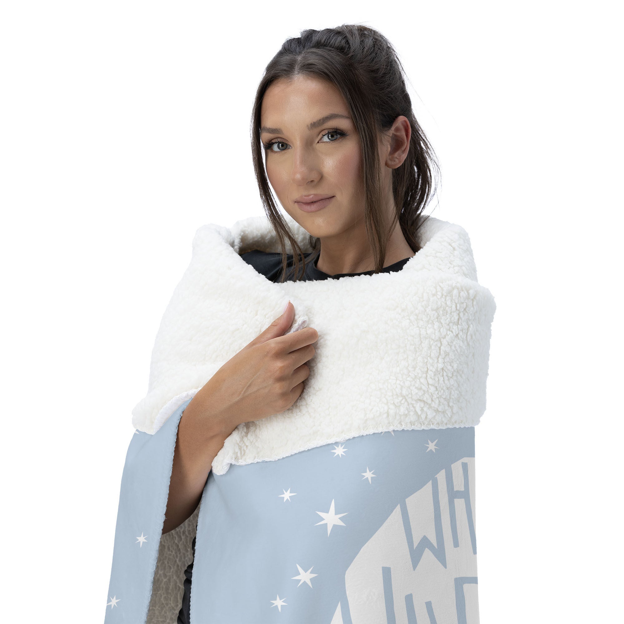 Warner Bros. Where the Wild Things Are Wild Things Silk Touch Sherpa Throw Blanket 50x60 Inches, BLUE, alternate image number 2