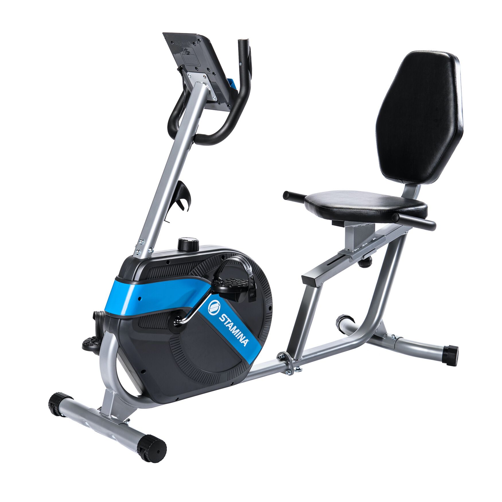 Stamina Recumbent Exercise Bike, BLUE CHROME, hi-res image number 0
