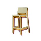 Stacked stools with multiple colors
