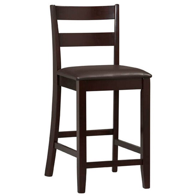 Triena Collection Soho Counter Stool, 24 inchesH, ESPRESSO, hi-res image number null