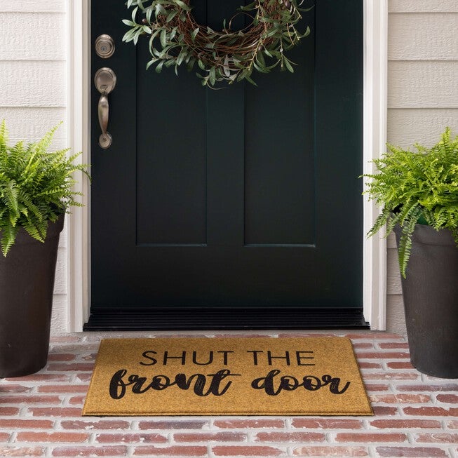 Shut The Front Door Door Mat, , alternate image number null