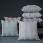 Euro Stripe Textured Throw Pillow, , alternate image number null
