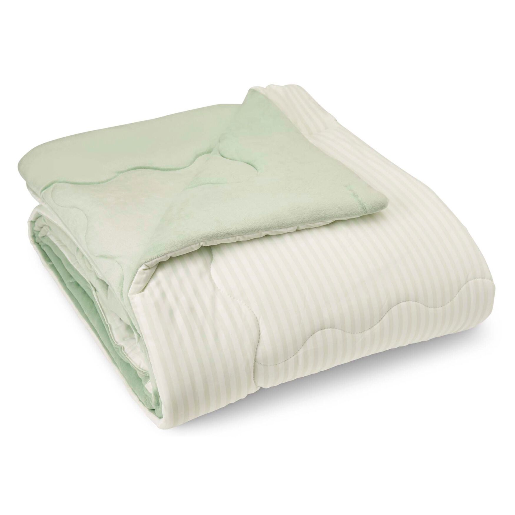 HGTV All Seasons Cooling Throw, SAGE STRIPE, on-hover image number 1