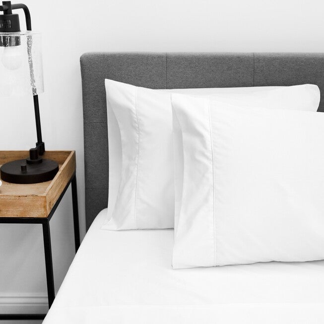 SensorPEDIC Ice Cool 400 Thread Count Cotton-Rich White Sheet Set, , alternate image number 3