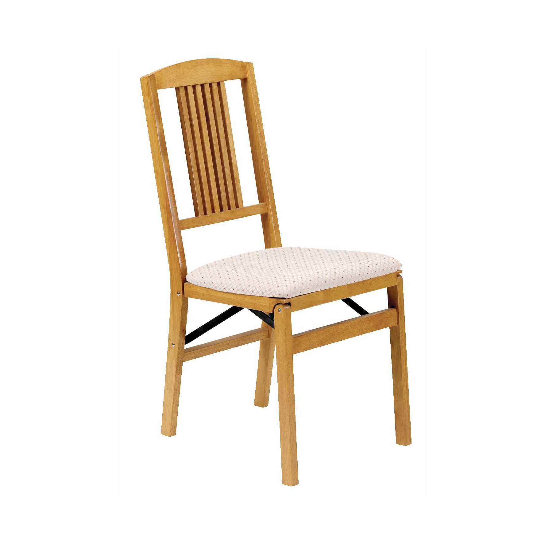 Simple Mission Wood Folding Chairs, Set Of 2, OAK, hi-res image number 0