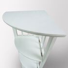 4-Shelf Corner Folding Bookcase-White, , alternate image number null