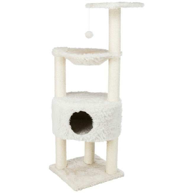 Baza Cat Tower Scratching Post, CREAM, hi-res image number null