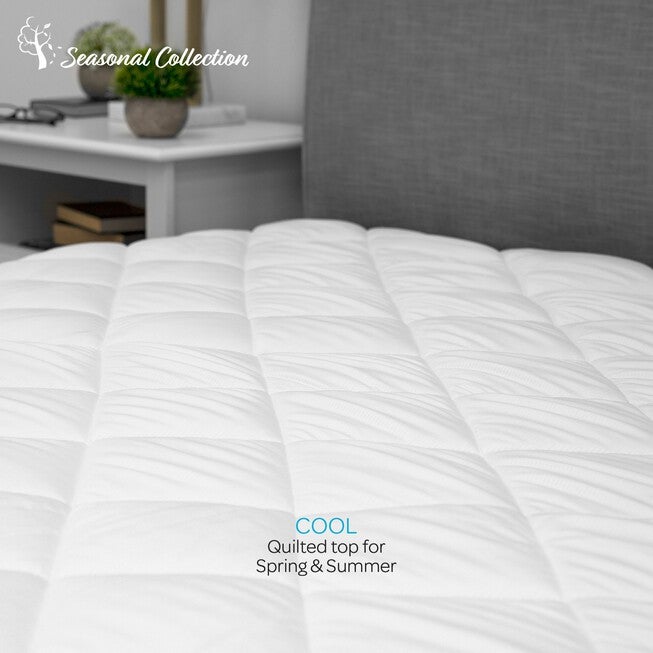 SensorPEDIC All Seasons Reversible Mattress Pad, , on-hover image number 1