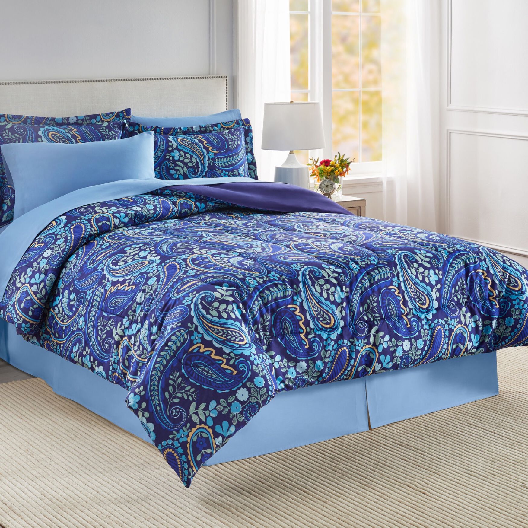 BH Studio Microfiber Bedskirt, , alternate image number 2