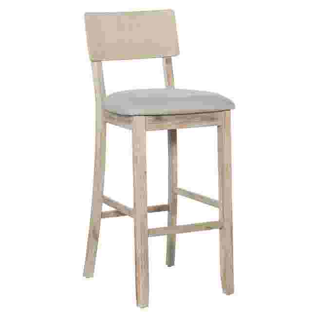 Side/front combo of the bar stool with round seat