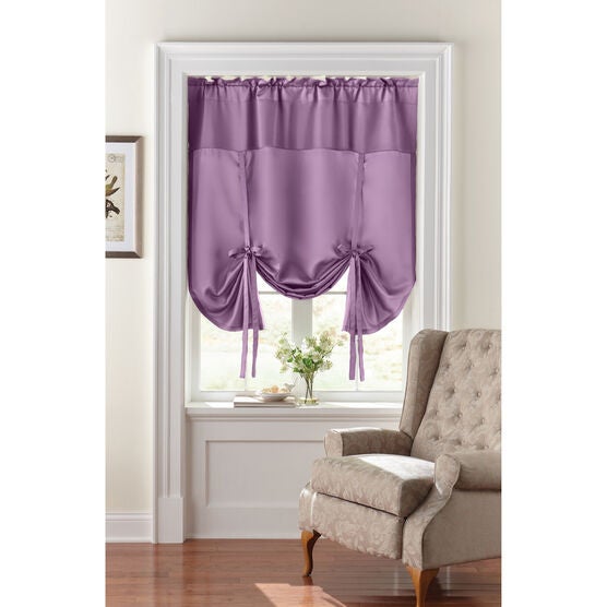BH Studio Room-Darkening Tie-Up Shade, LAVENDER, hi-res image number null