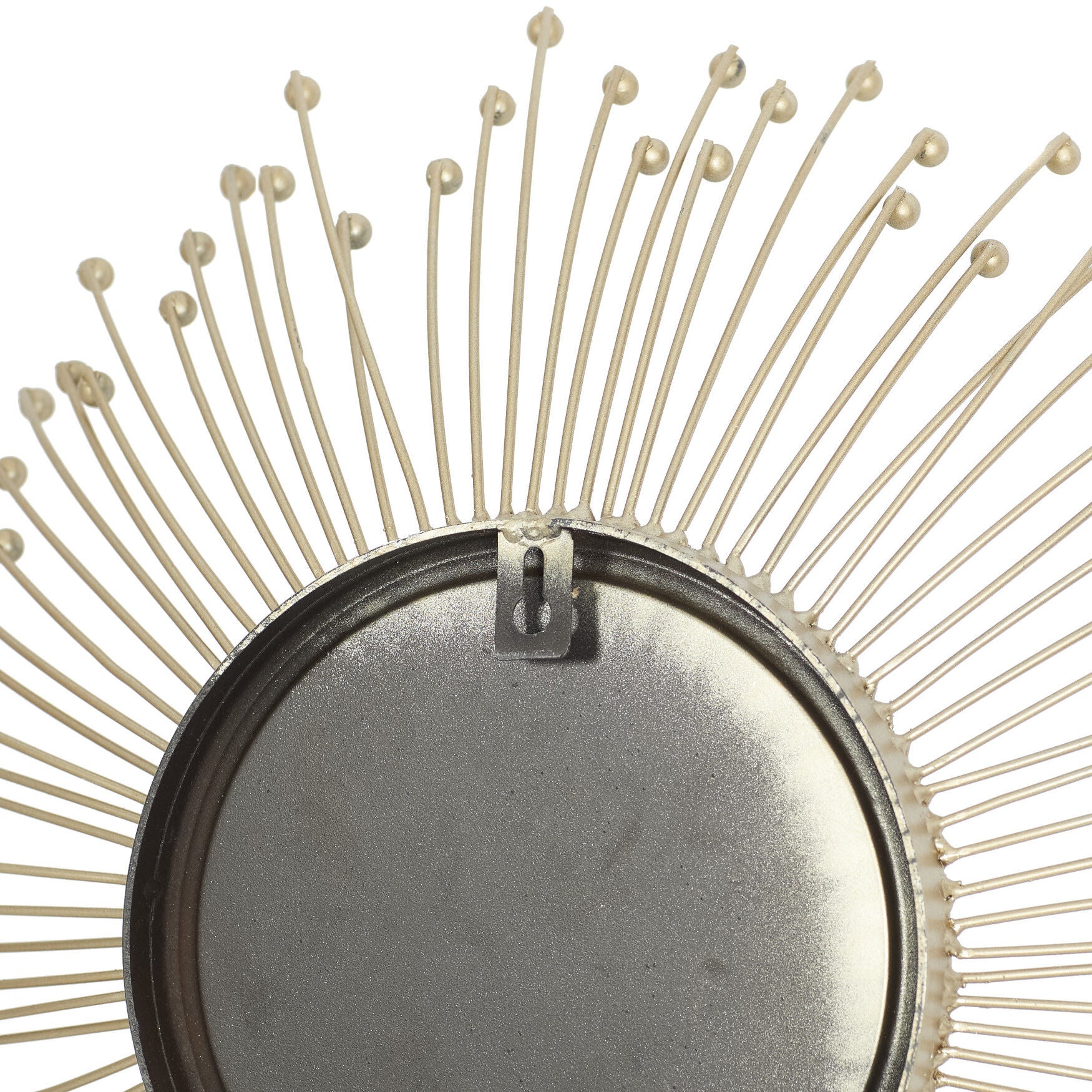 Set Of 3 Gold Metal Glam Wall Mirror, , alternate image number 2