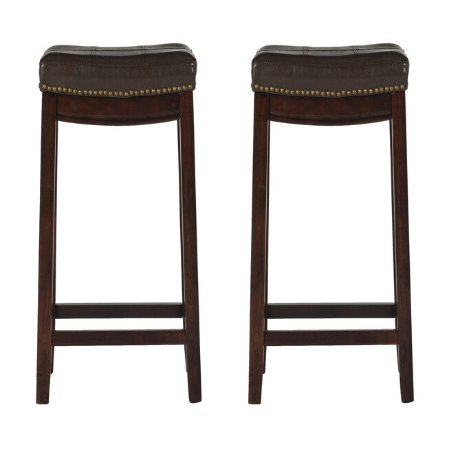 Crowell BROWN COUNTER STOOL, BROWN, hi-res image number 0