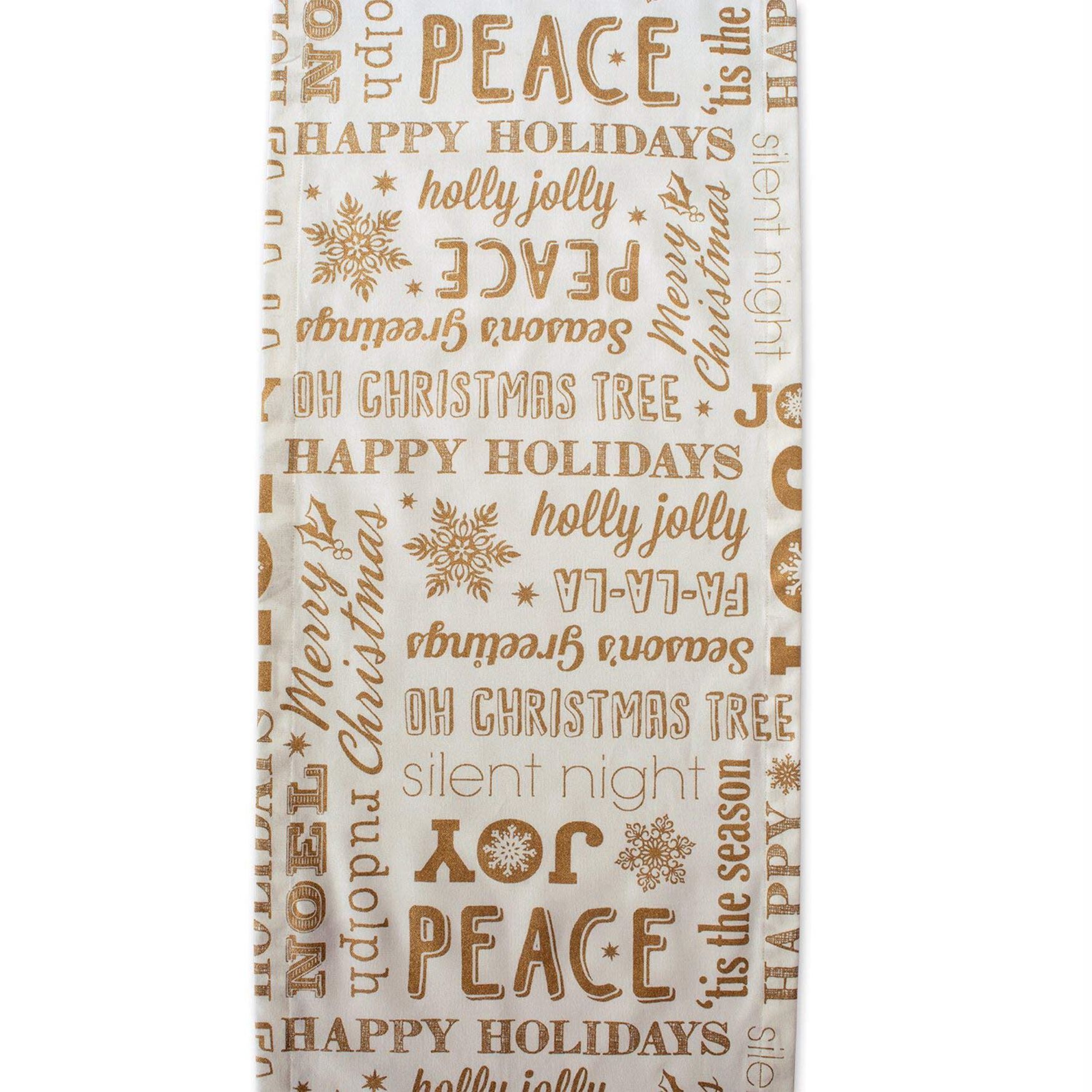 Gold Christmas Collage Table Runner, , alternate image number 3