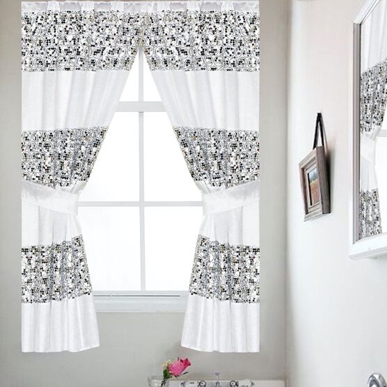 Sinatra Window Curtain, WHITE, hi-res image number null