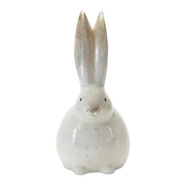 Bunny (Set of 2) 11.75 inchesH Terra Cotta, WHITE/GOLD, alternate image number null