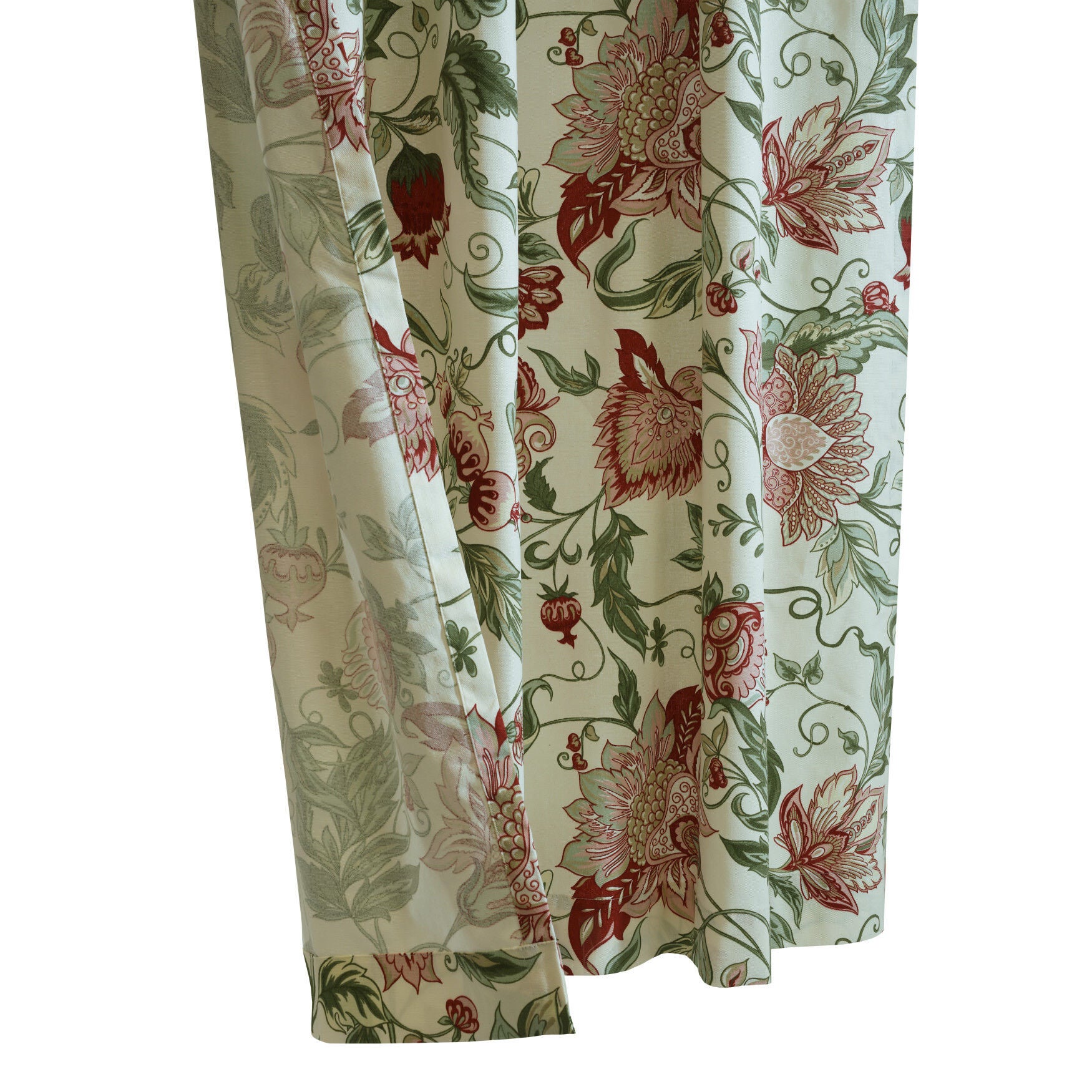 Jacobean Garden Light Filtering Dual Header Curtain Panel, , alternate image number 9