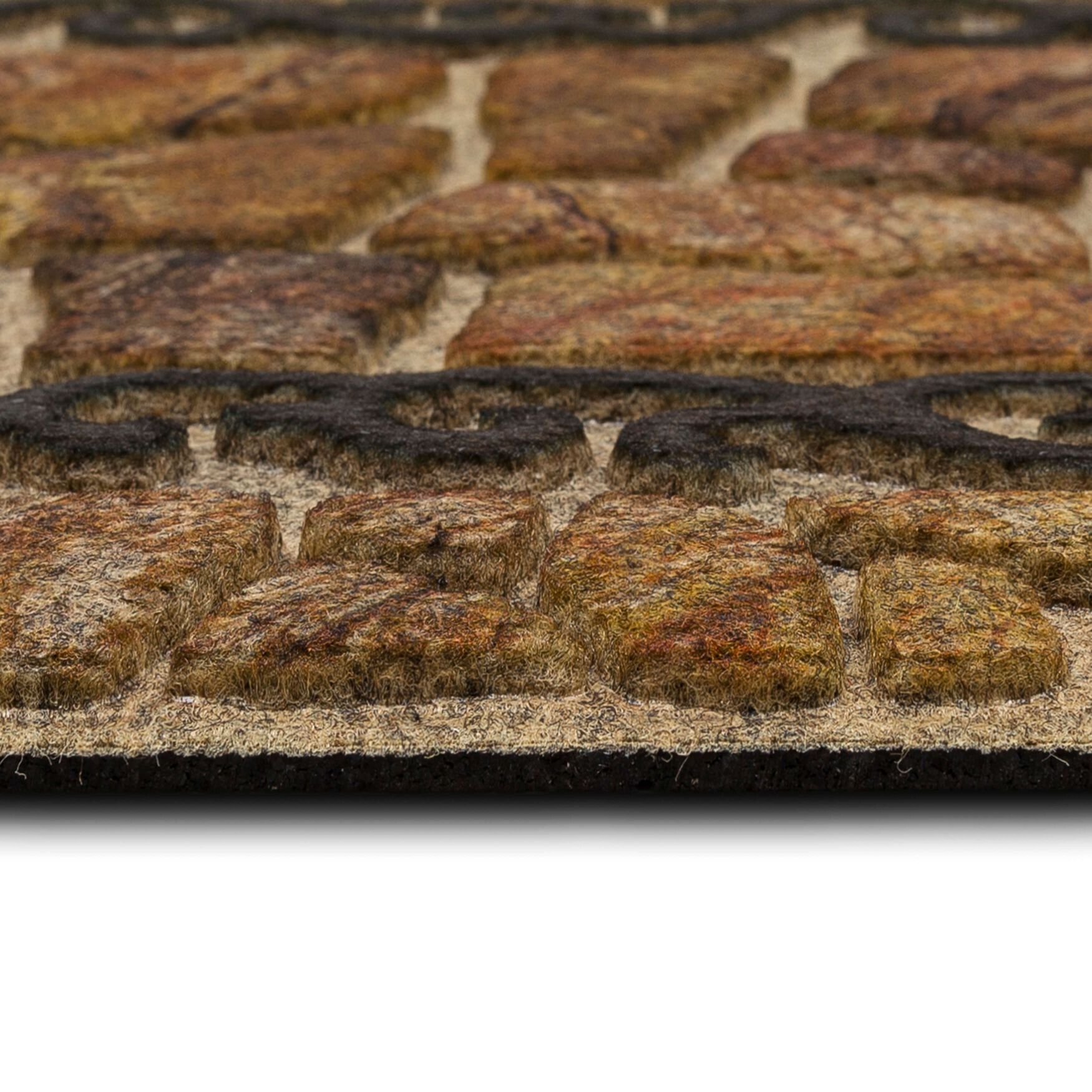 Scroll And Stone Brown 1' 6 inches X 2' 6 inches, , alternate image number 3