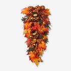 24" Pre-Lit Jack-O-Lantern Vertical Swag, NO COLOR, hi-res image number null