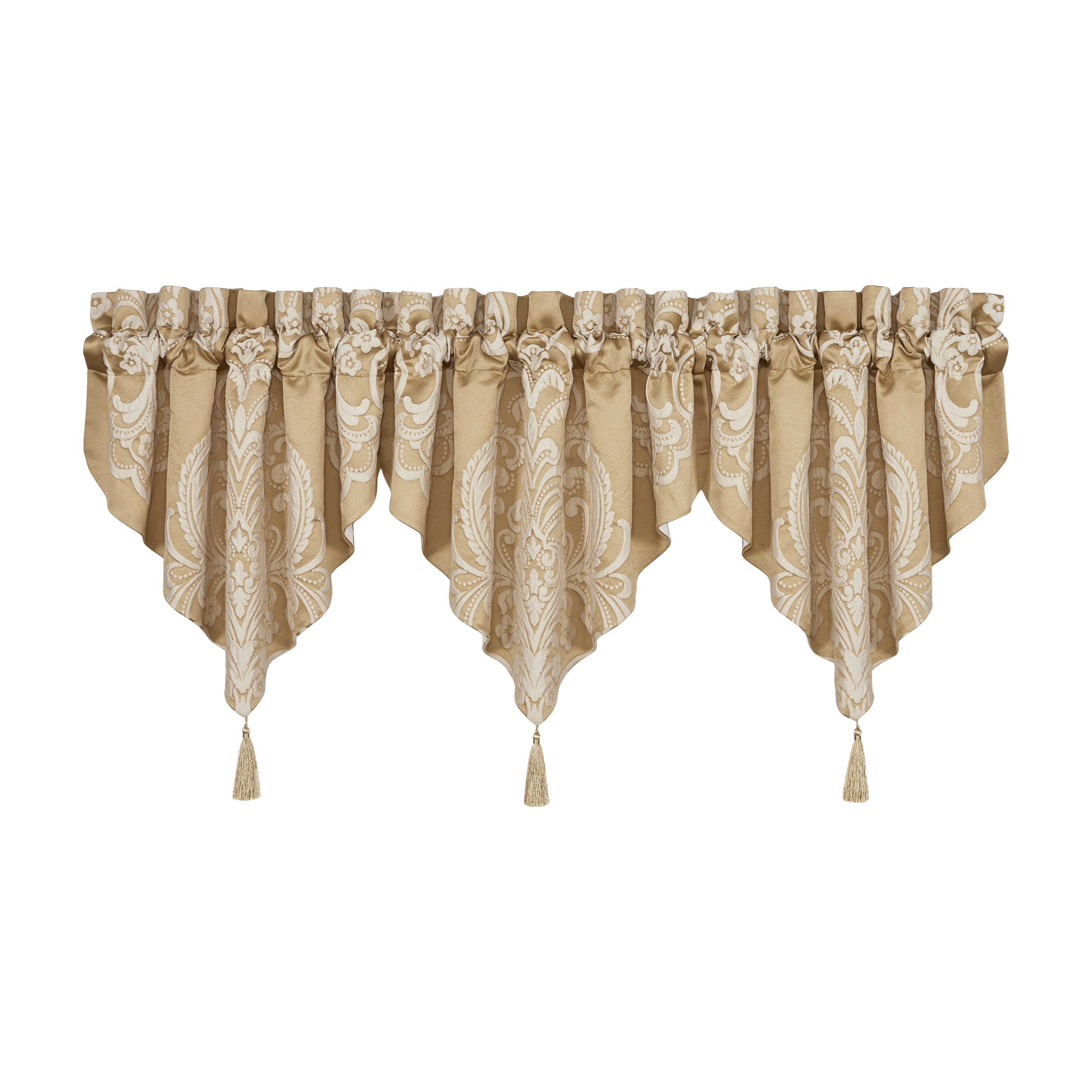 Potenza Window Ascot Valance, GOLD, alternate image number 4