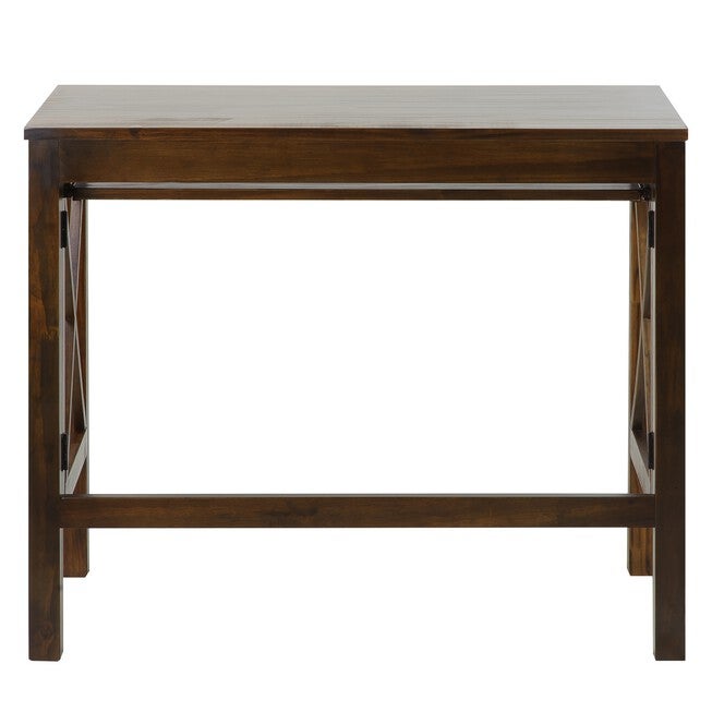 Montego Folding Desk with Pull-Out-Warm Brown, BROWN, hi-res image number 0