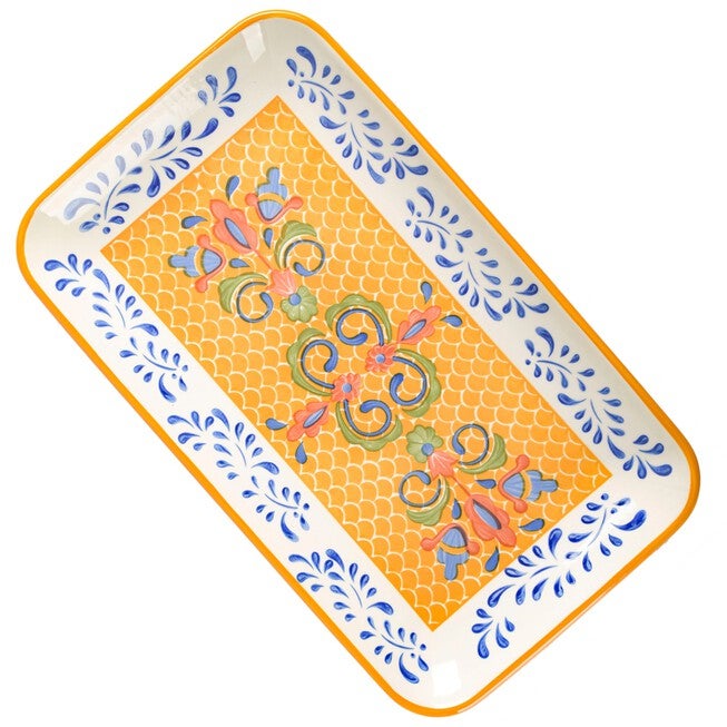 Hand Painted Tierra Platter, , alternate image number null