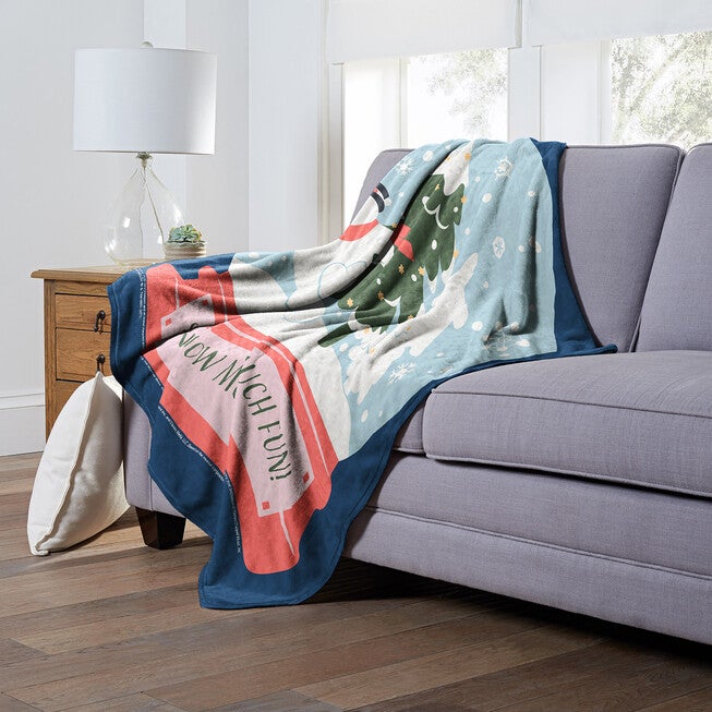Frosty The Snowman Snow Much Fun Silk Touch Throw Blanket, , alternate image number null