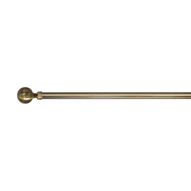 Versailles' Lexington Ball Rod Set (86in - 144in), BRASS, hi-res image number null