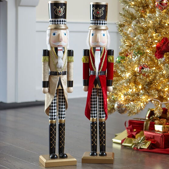 Wooden Nutcracker, GOLD, hi-res image number null